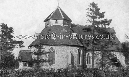 The Round Church, Little Maplestead, Essex. c.1905